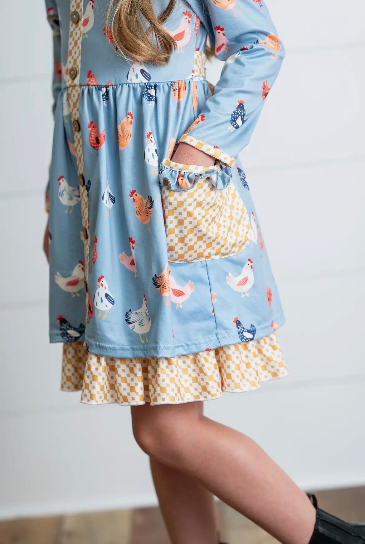 Chicken Ruffle Dress