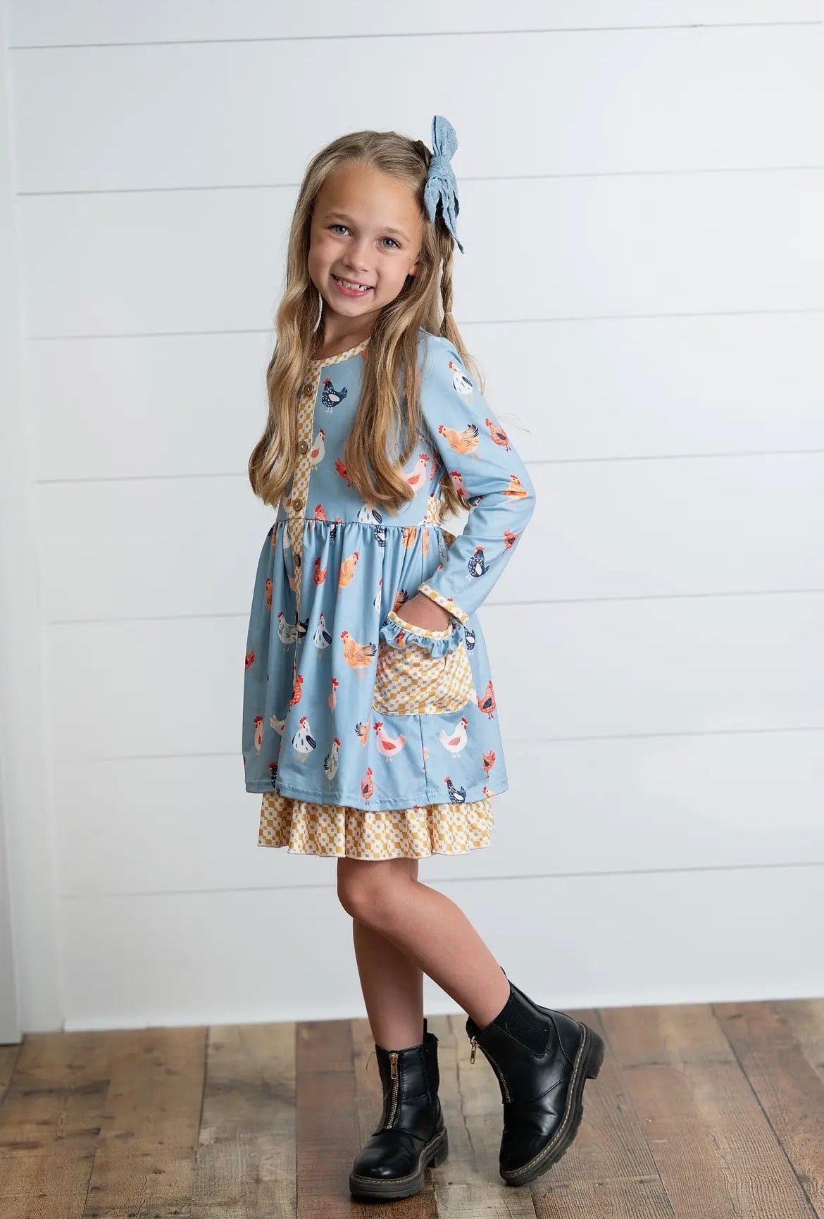 Chicken Ruffle Dress