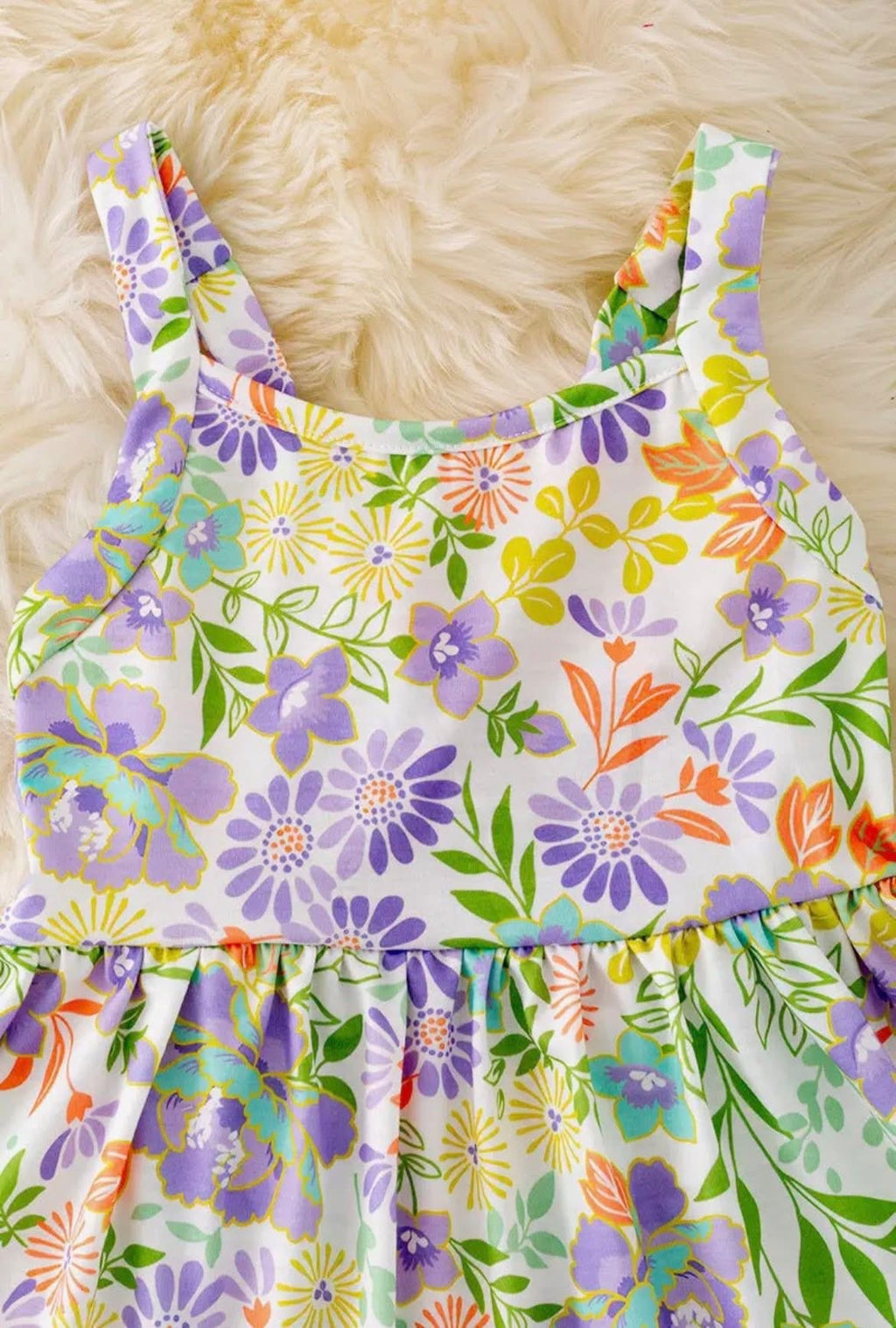 Floral Printed Ruffle Dress