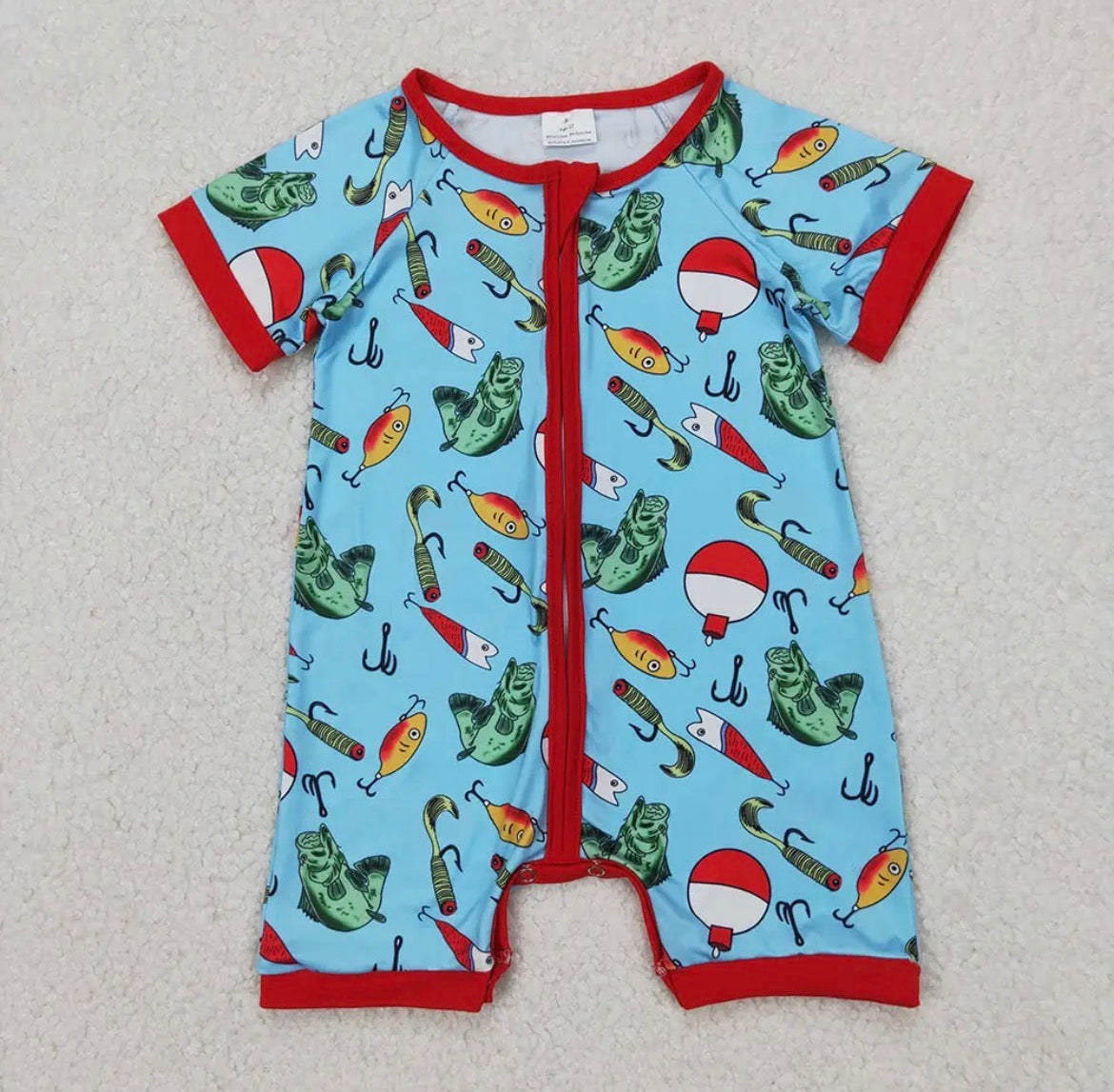Fishing Float Zip Romper