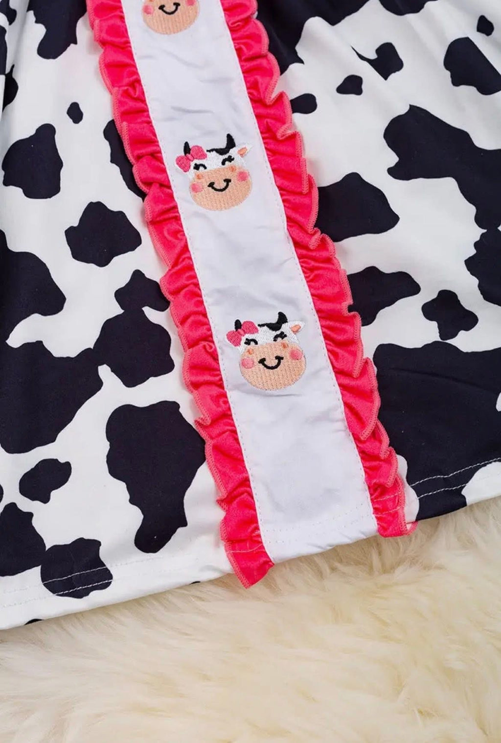 Cow Print Dress
