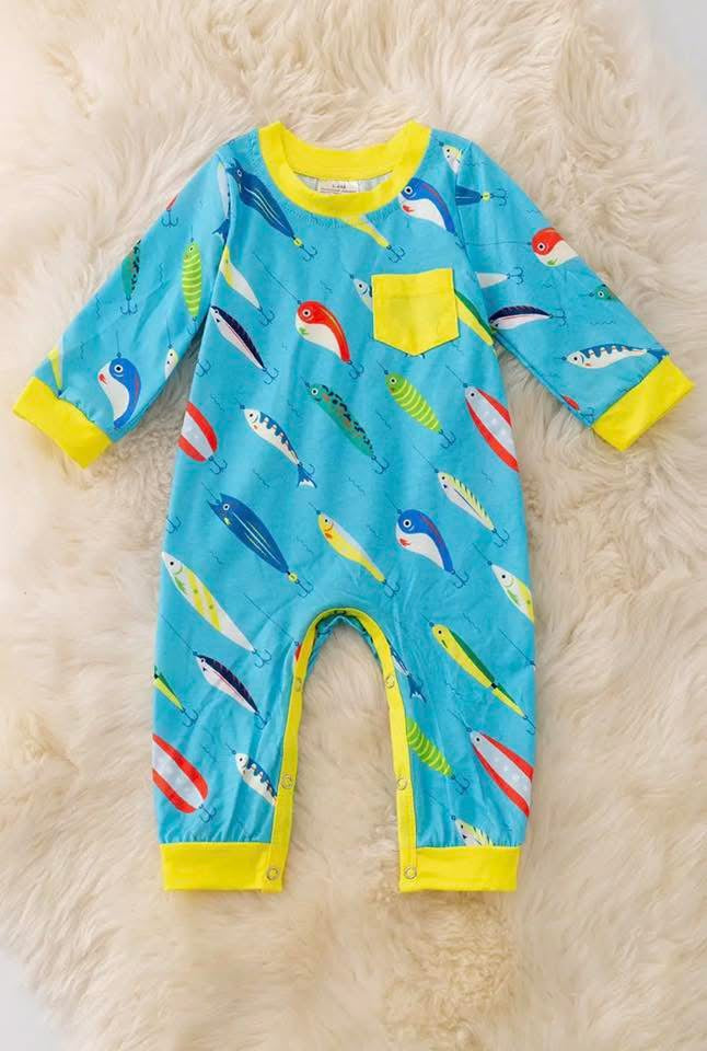 Turquoise Fishing Bodysuit