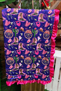 Pink Western Blanket