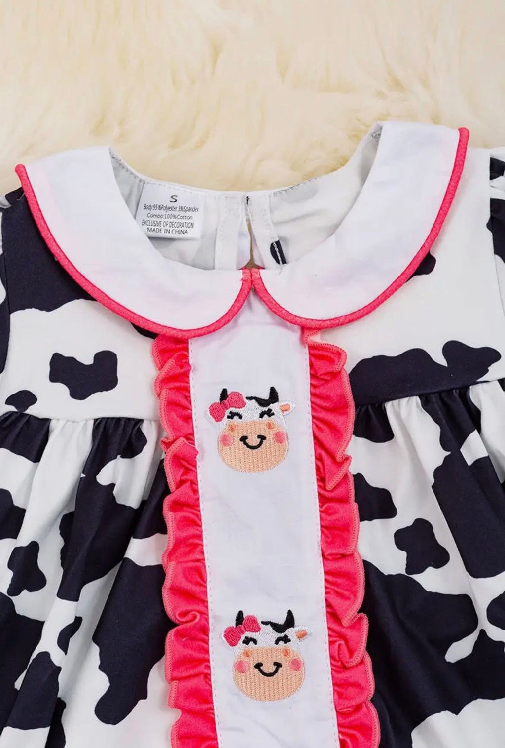 Cow Print Dress